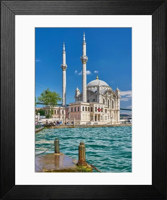 Framed Print : Ortakoy Mecidiye Mosque, Istanbul, Turkey Framed Print : Ortakoy Mecidiye Mosque, Istanbul, Turkey