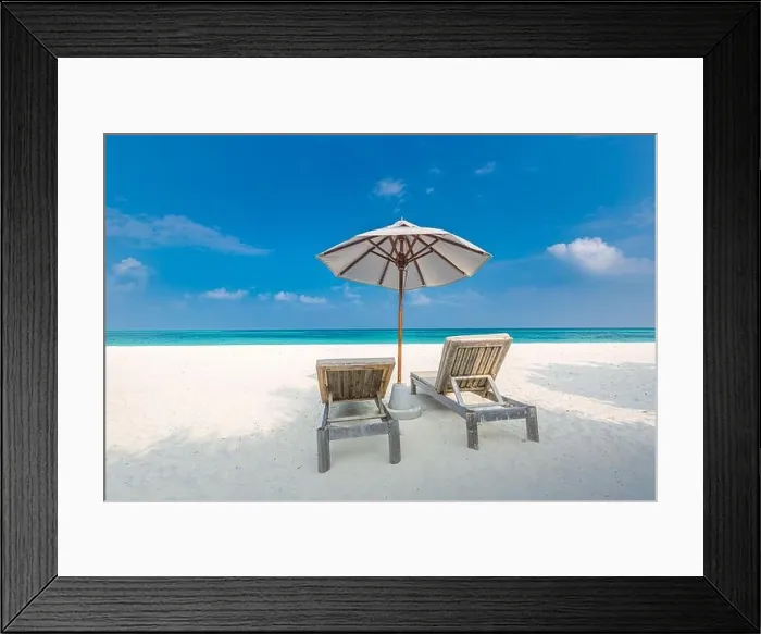 Framed Print : Tropical paradise beach with white sand and coco palms travel tourism wide panorama background. Luxury vacation and holiday banner tropical beach rest Framed Print : Tropical paradise beach with white sand and coco palms travel tourism wide panorama background. Luxury vacation and holiday banner tropical beach rest