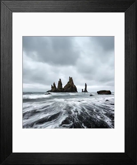 Framed Print : Basalt rock formations Troll toes Framed Print : Basalt rock formations Troll toes