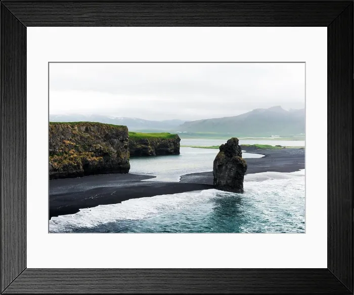 Framed Print : Incredible view of the Black beach