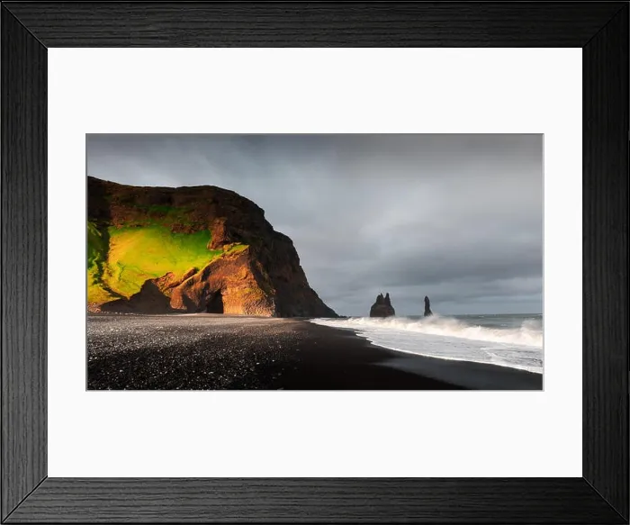 Framed Print : Incredible view of the Black beach