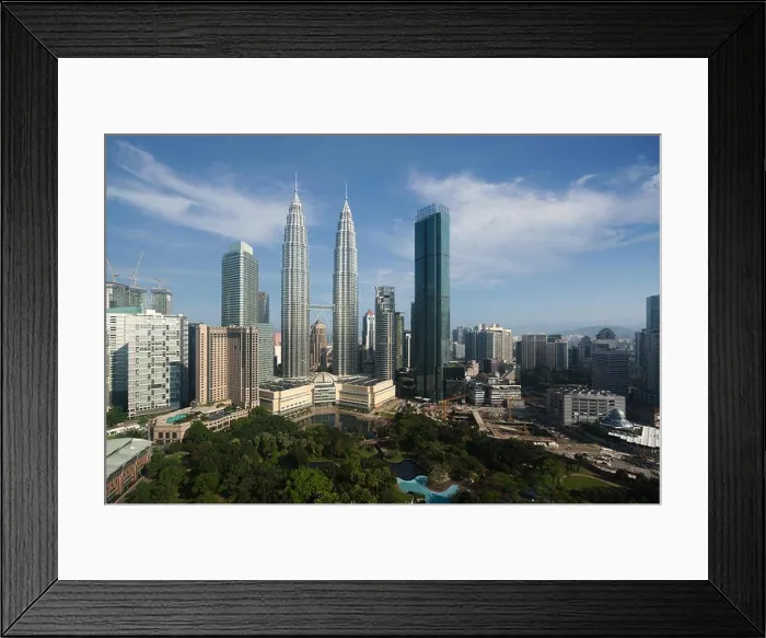 Framed Print : Kuala Lumpur city skyline and skyscrapers building at business district downtown in Kuala Lumpur, Malaysia. Asia Framed Print : Kuala Lumpur city skyline and skyscrapers building at business district downtown in Kuala Lumpur, Malaysia. Asia