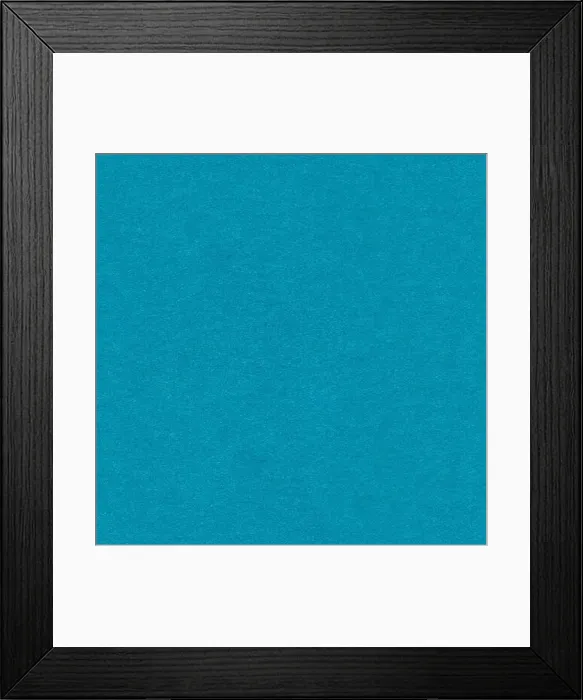 Framed Print : Blue paper texture. Seamless square background, tile ready