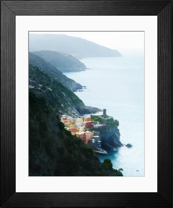 Framed Print : Fantastic landscape of Corniglia city