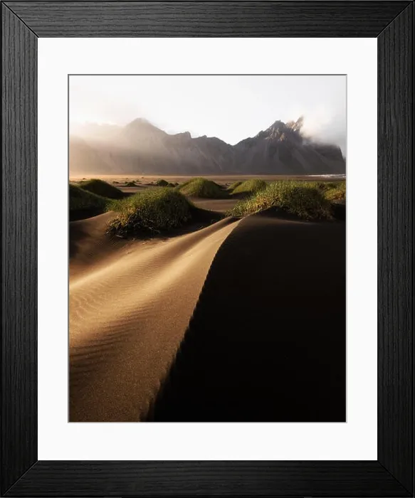 Framed Print : Famous Stokksnes mountains on Vestrahorn cape Framed Print : Famous Stokksnes mountains on Vestrahorn cape