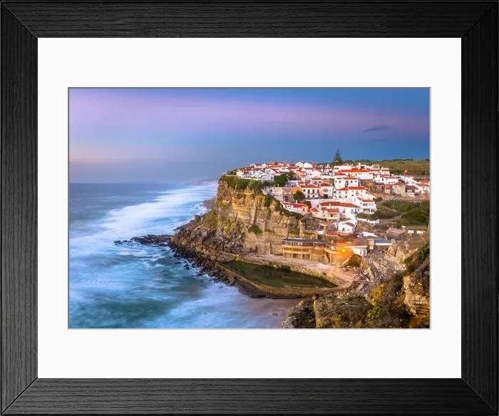 Framed Print : Azenhas do Mar, Portugal coastal town Framed Print : Azenhas do Mar, Portugal coastal town