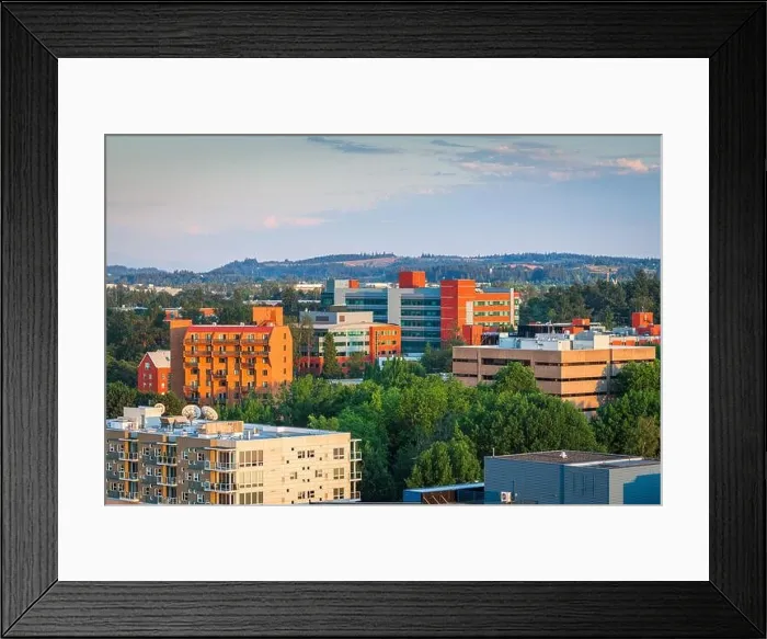 Framed Print : Salem, Oregon, USA downtown city skyline at dusk Framed Print : Salem, Oregon, USA downtown city skyline at dusk