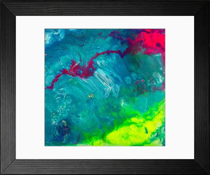 Framed Print : Abstract painting background in a blue tone, creative artwork Framed Print : Abstract painting background in a blue tone, creative artwork