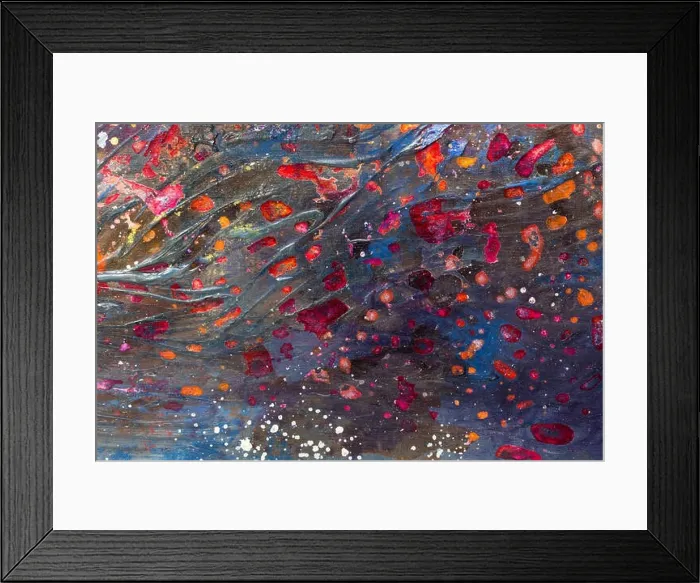 Framed Print : Abstract background, various pigments and dyes create a rich tex Framed Print : Abstract background, various pigments and dyes create a rich tex