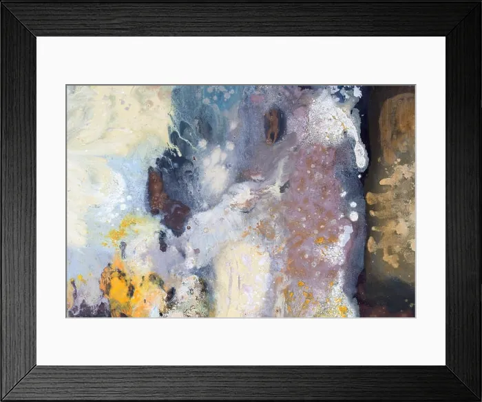 Framed Print : A colorful oil paint texture closeup, beautiful background art Framed Print : A colorful oil paint texture closeup, beautiful background art