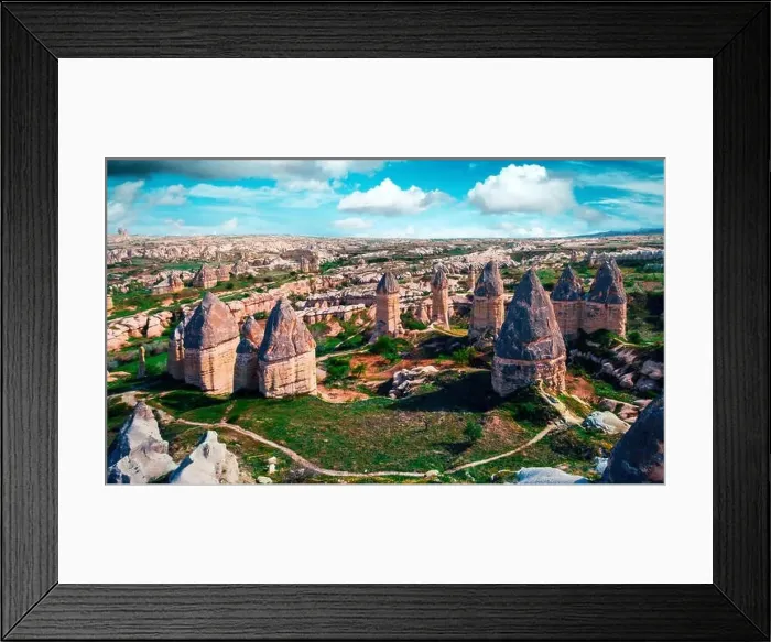 Framed Print : Famous Love valley in Cappadocia Framed Print : Famous Love valley in Cappadocia