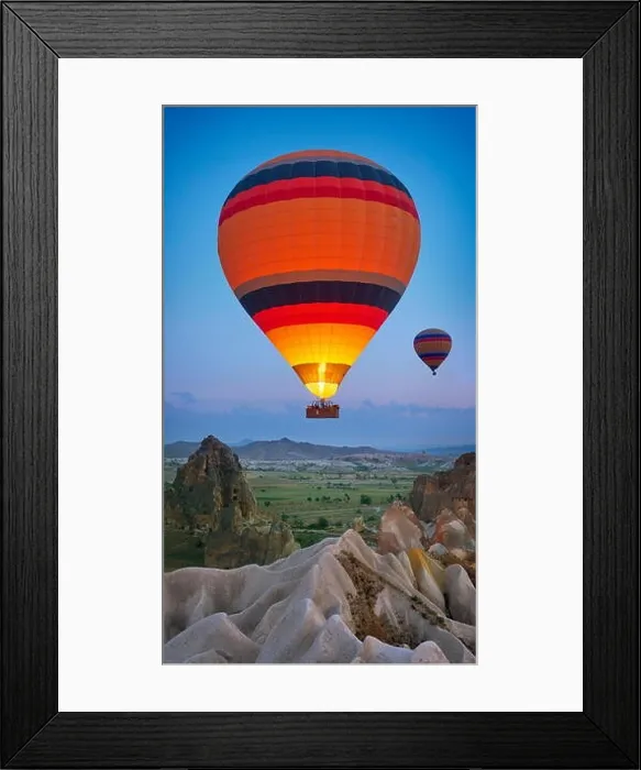 Framed Print : Hot air balloons, Goreme, Cappadocia, Turkey Framed Print : Hot air balloons, Goreme, Cappadocia, Turkey
