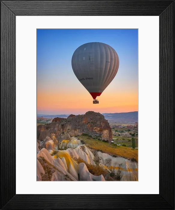 Framed Print : Hot air balloon, Goreme, Cappadocia, Anatolia, Turkey Framed Print : Hot air balloon, Goreme, Cappadocia, Anatolia, Turkey