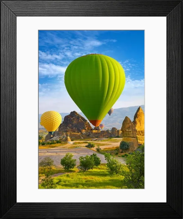 Framed Print : Hot air balloons, Goreme, Cappadocia, Turkey Framed Print : Hot air balloons, Goreme, Cappadocia, Turkey