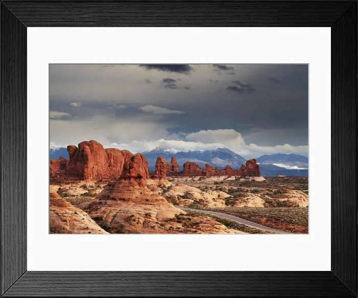 Framed Print : The Windows Section, Arches National Park, Utah, USA Framed Print : The Windows Section, Arches National Park, Utah, USA