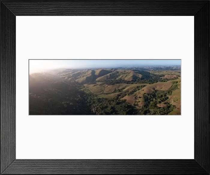 Framed Print : Evening sunlight shine on the serene, rolling hills of the East Bay, just east of San Francisco Bay, California. This area abuts Oakland and Berkeley Framed Print : Evening sunlight shine on the serene, rolling hills of the East Bay, just east of San Francisco Bay, California. This area abuts Oakland and Berkeley
