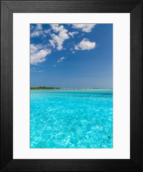 Framed Print : Perfect tranquil beach scene in Maldives. Tropical beach background for travel and tourism concept and summer vacation and holiday design Framed Print : Perfect tranquil beach scene in Maldives. Tropical beach background for travel and tourism concept and summer vacation and holiday design