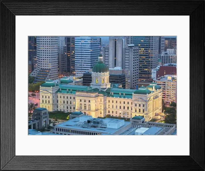 Framed Print : Indiana State Capitol Building in Indianapolis, Indiana, USA Framed Print : Indiana State Capitol Building in Indianapolis, Indiana, USA