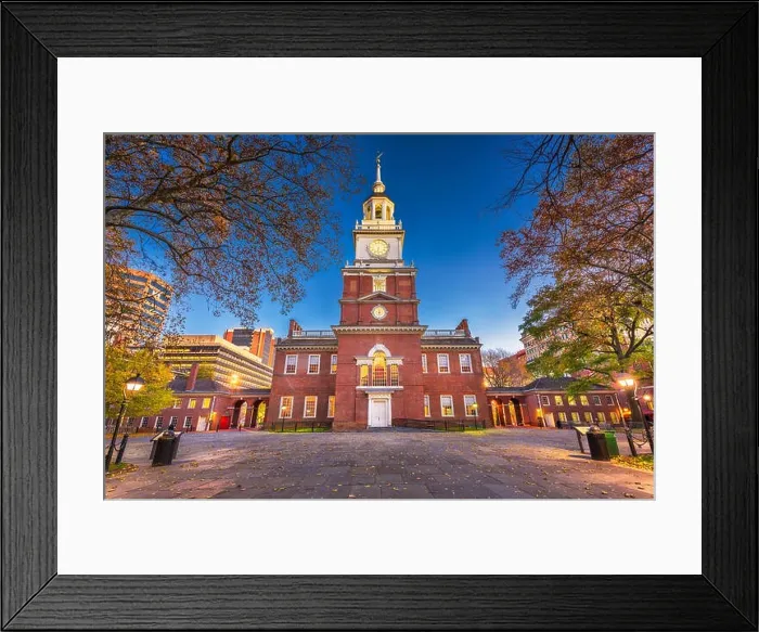 Framed Print : Independence Hall in Philadelphia, Pennsylvania, USA Framed Print : Independence Hall in Philadelphia, Pennsylvania, USA