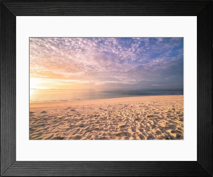Framed Print : Closeup of sea beach and colorful sunset sky. Panoramic beach landscape. Empty tropical beach and seascape. Orange and golden sunset sky, soft sand Framed Print : Closeup of sea beach and colorful sunset sky. Panoramic beach landscape. Empty tropical beach and seascape. Orange and golden sunset sky, soft sand