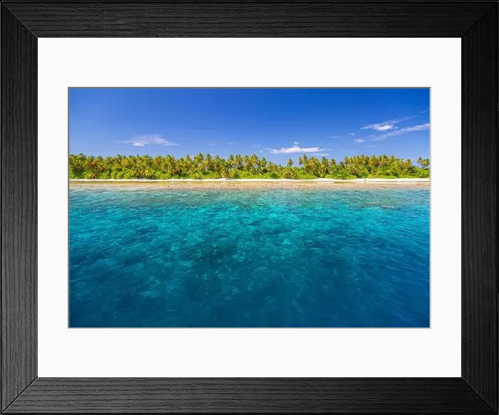 Framed Print : Beautiful tropical beach banner. White sand and coco palms travel tourism panorama. Amazing inspire beach landscape. Luxury island vacation holiday Framed Print : Beautiful tropical beach banner. White sand and coco palms travel tourism panorama. Amazing inspire beach landscape. Luxury island vacation holiday