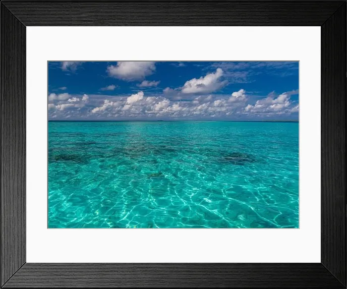 Framed Print : Perfect sky and water of ocean with endless view. Shades of blue, calm relaxing seascape and cloudy blue sky. Dream nature ecology concept, natural Framed Print : Perfect sky and water of ocean with endless view. Shades of blue, calm relaxing seascape and cloudy blue sky. Dream nature ecology concept, natural