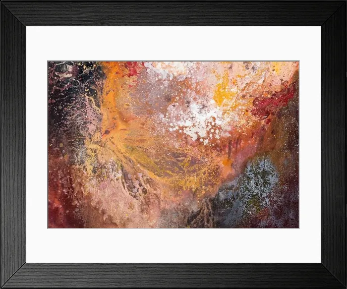 Framed Print : Artists oil paints multicolored closeup abstract background Framed Print : Artists oil paints multicolored closeup abstract background