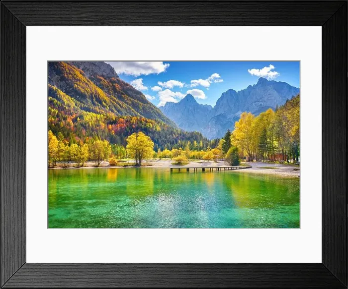 Framed Print : Jasna Lake, Triglav National Park, Julian Alps, Slovenia Framed Print : Jasna Lake, Triglav National Park, Julian Alps, Slovenia