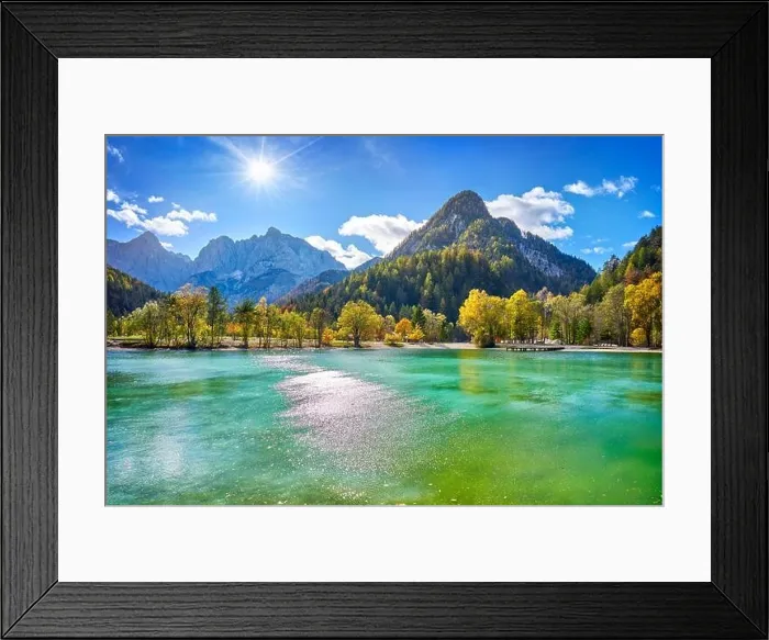 Framed Print : Jasna Lake, Triglav National Park, Julian Alps, Slovenia Framed Print : Jasna Lake, Triglav National Park, Julian Alps, Slovenia
