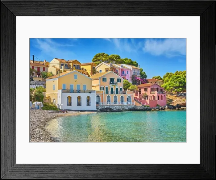 Framed Print : Assos village, Kefalonia Island, Greece Framed Print : Assos village, Kefalonia Island, Greece