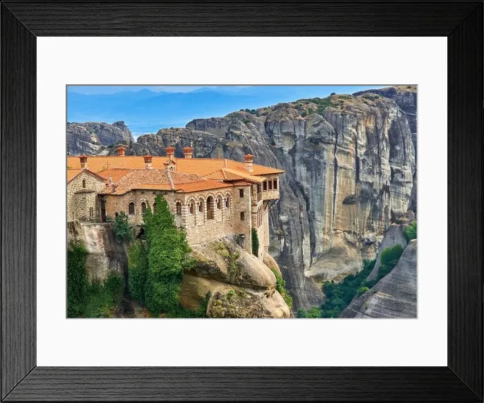 Framed Print : Roussanou Meteora Monastery, Greece