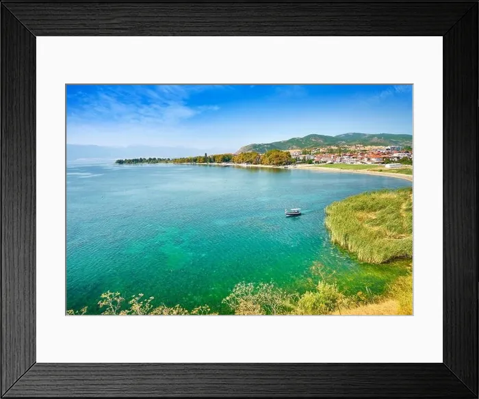 Framed Print : Ohrid Lake, Macedonia, Balkans Framed Print : Ohrid Lake, Macedonia, Balkans