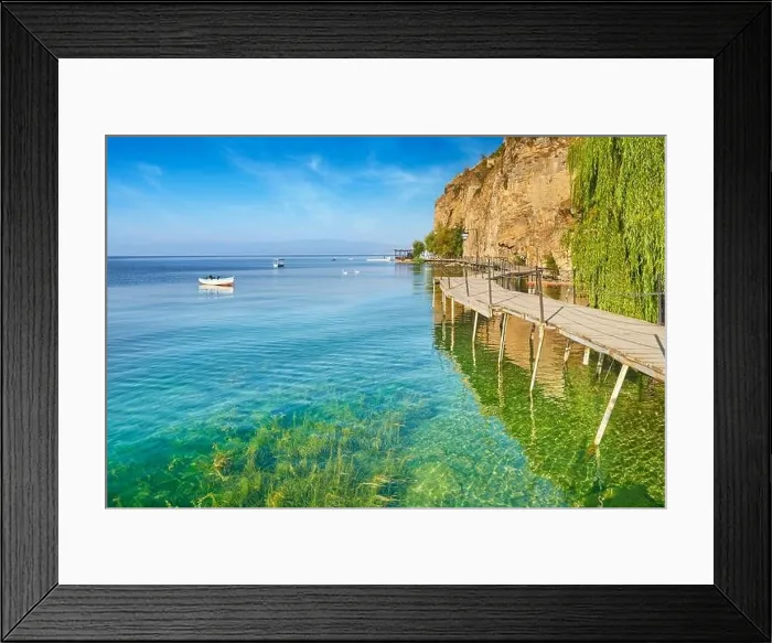 Framed Print : Ohrid Lake, Macedonia, Balkans Framed Print : Ohrid Lake, Macedonia, Balkans