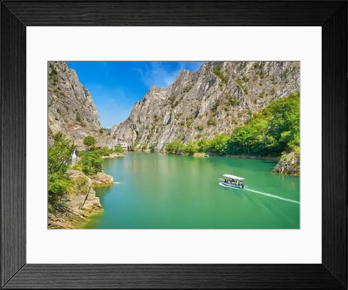 Framed Print : Matka Canyon, Macedonia Framed Print : Matka Canyon, Macedonia