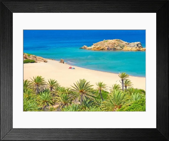 Framed Print : Vai Beach, Crete Island, Greece Framed Print : Vai Beach, Crete Island, Greece
