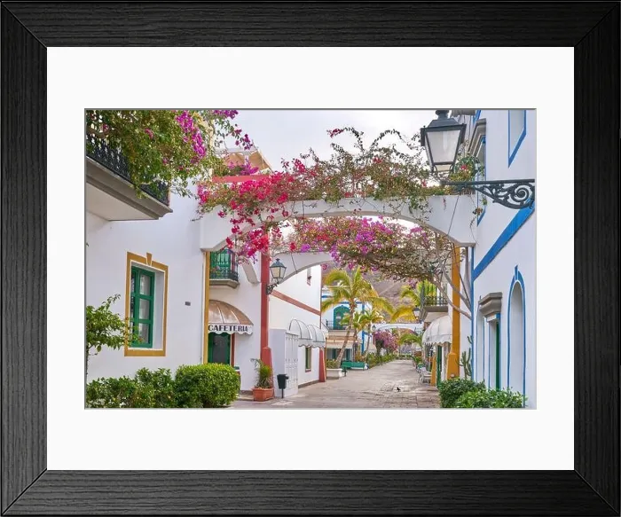 Framed Print : Puerto de Mogan, Canary Islands, Gran Canaria, Spain Framed Print : Puerto de Mogan, Canary Islands, Gran Canaria, Spain