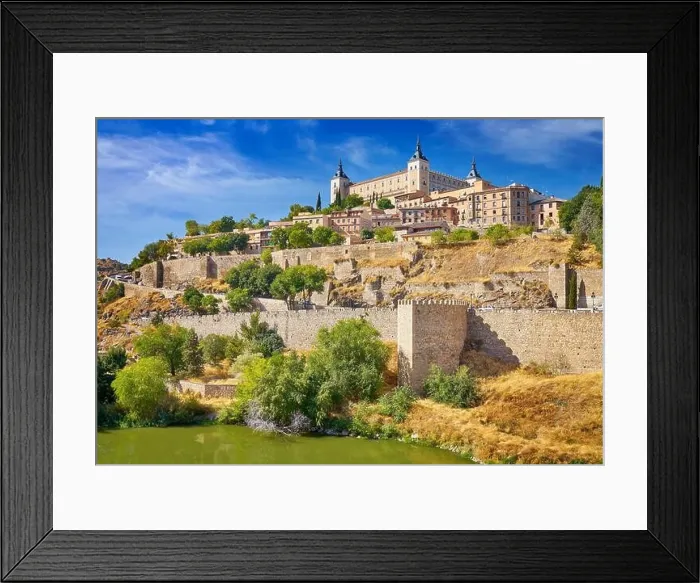 Framed Print : Toledo old town, San Martin Bridge, Spain Framed Print : Toledo old town, San Martin Bridge, Spain