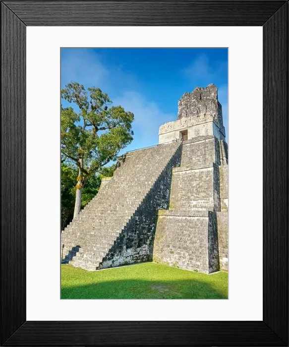 Framed Print : Temple of the Masks, El Peten, Grand Plaza, Tikal National Park, Guatemala Framed Print : Temple of the Masks, El Peten, Grand Plaza, Tikal National Park, Guatemala