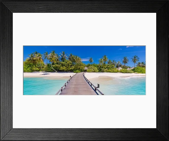 Framed Print : Maldives island beach. Tropical landscape of summer scenery, white sand with palm trees. Luxury travel vacation destination. Amazing beach landscape Framed Print : Maldives island beach. Tropical landscape of summer scenery, white sand with palm trees. Luxury travel vacation destination. Amazing beach landscape