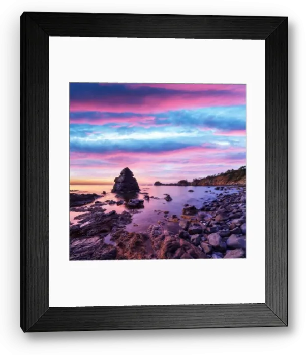 Framed Print : Amazing Mediterranean seascape in Turkey during sunset. Landscape photography Framed Print : Amazing Mediterranean seascape in Turkey during sunset. Landscape photography