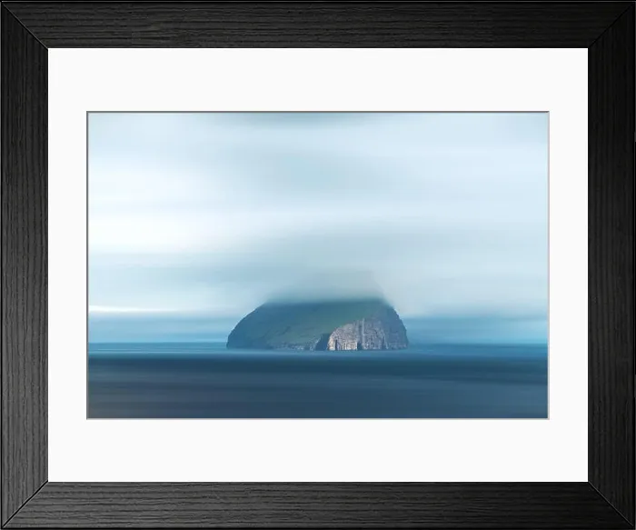 Framed Print : Dramatic view of Koltur island in Atlantic ocean. Faroe Islands, Denmark. Landscape photography
