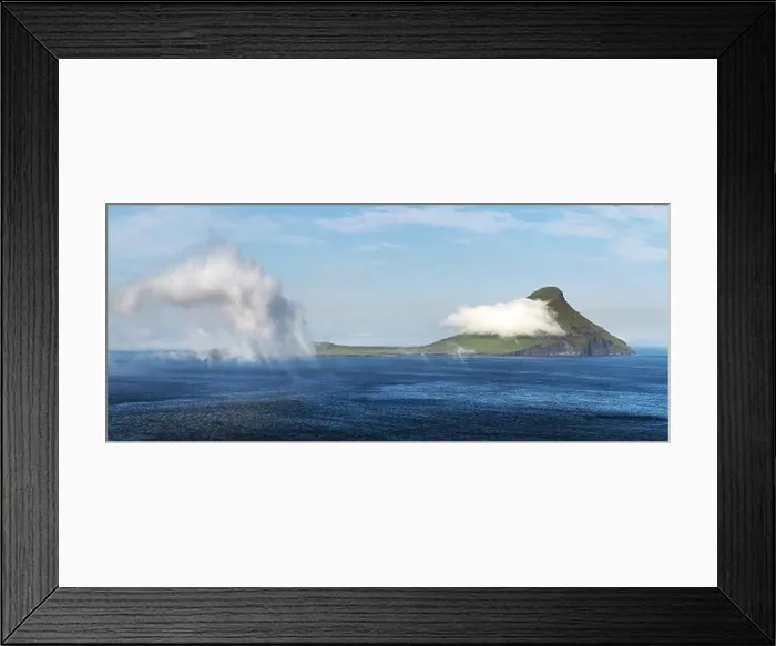 Framed Print : Dramatic view of Koltur island in Atlantic ocean. Faroe Islands, Denmark. Landscape photography. Panorama Framed Print : Dramatic view of Koltur island in Atlantic ocean. Faroe Islands, Denmark. Landscape photography. Panorama