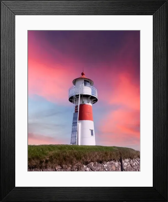 Framed Print : Old lighthouse outside Torshavn city Framed Print : Old lighthouse outside Torshavn city