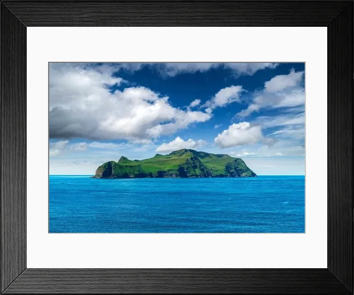 Framed Print : Morning view on Faroese island Mykines Framed Print : Morning view on Faroese island Mykines