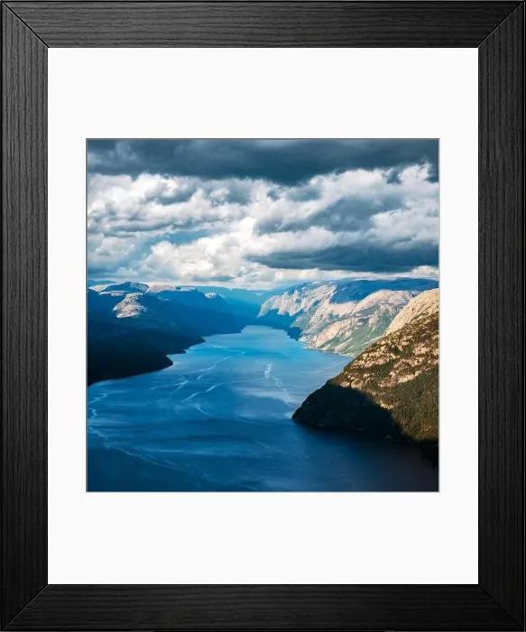 Framed Print : Misty morning on Preikestolen (pulpit-rock) - famous tourist attraction in the municipality of Forsand in Rogaland county, Norway Framed Print : Misty morning on Preikestolen (pulpit-rock) - famous tourist attraction in the municipality of Forsand in Rogaland county, Norway