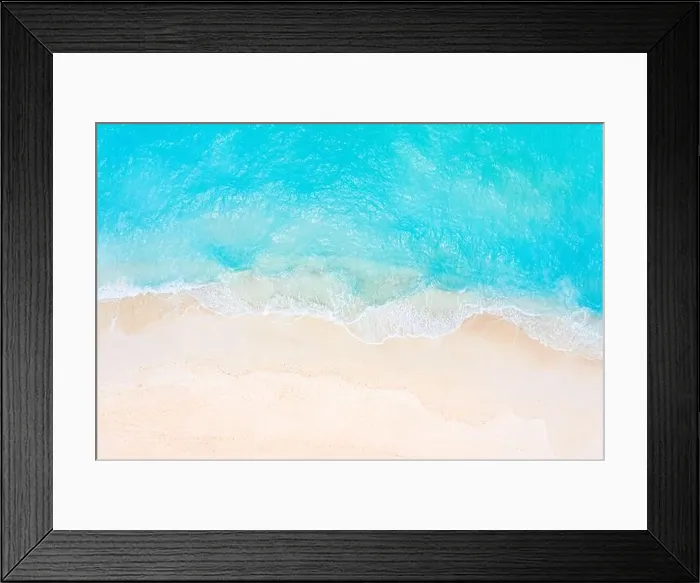 Framed Print : Summer seascape beautiful waves, blue sea water in sunny day. Top view from drone. Sea relax aerial view, amazing tropical nature background Framed Print : Summer seascape beautiful waves, blue sea water in sunny day. Top view from drone. Sea relax aerial view, amazing tropical nature background