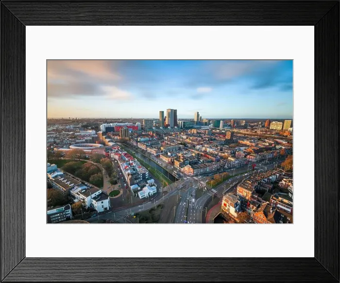 Framed Print : The Hague, Netherlands city centre skyline at twilight Framed Print : The Hague, Netherlands city centre skyline at twilight