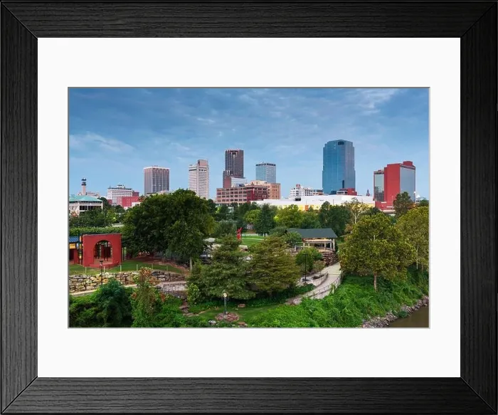 Framed Print : Little Rock, Arkansas, USA skyline on the river at twilight Framed Print : Little Rock, Arkansas, USA skyline on the river at twilight