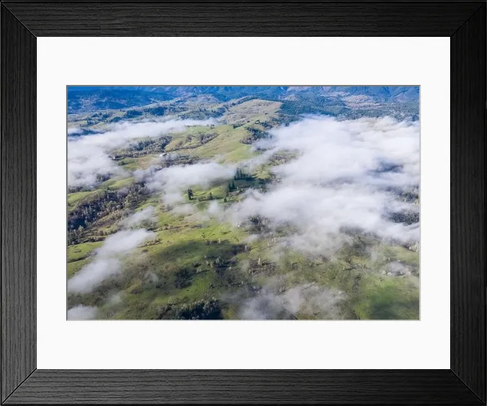 Framed Print : A low blanket of clouds drifts slowly over the rural landscape of central Oregon. This region is known for its beautiful rural communities Framed Print : A low blanket of clouds drifts slowly over the rural landscape of central Oregon. This region is known for its beautiful rural communities