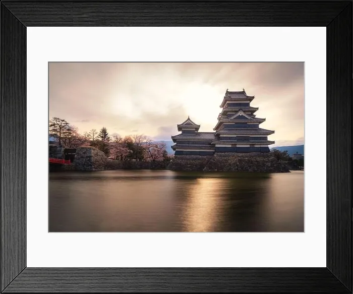 Framed Print : Matsumoto Castle during cherry blossom (Sakura) is one of the most famous sights in Matsumoto, Nagano, Japan. Japan tourism, history building, or trad Framed Print : Matsumoto Castle during cherry blossom (Sakura) is one of the most famous sights in Matsumoto, Nagano, Japan. Japan tourism, history building, or trad
